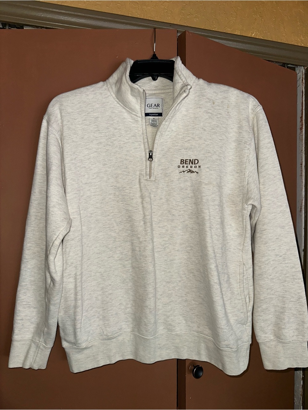 Gear For Sports Men's Cream Half-Zip Pullover